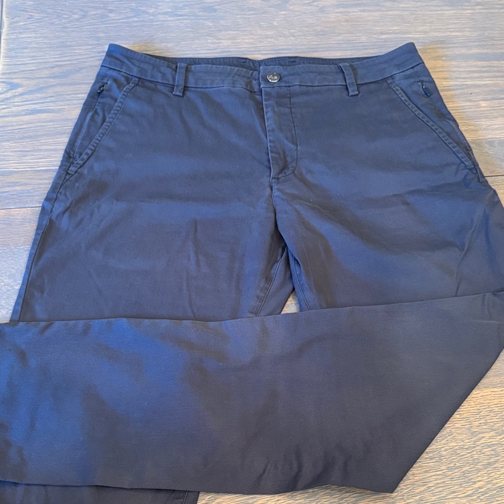 Birddogs Navy Blue Stretch Chinos - unlined lightweight